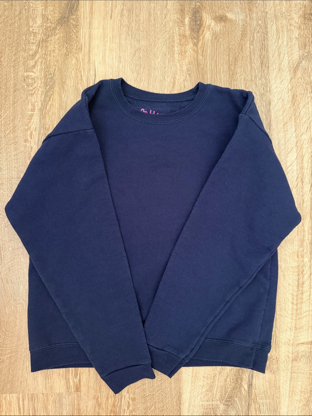 Hanes Kids’ Navy Crewneck Sweatshirt - Comfortblend Soft Sweats